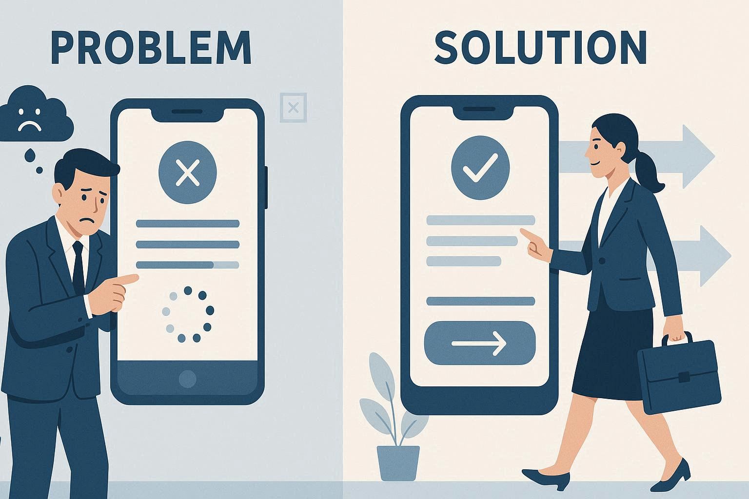 Mobile App Problems vs Solutions